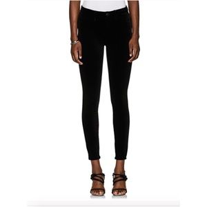 Blank NYC Crybaby Velvet High Waisted Skinny Jeans